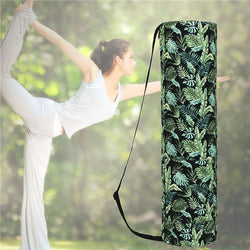 Fitness Mat Bag for Yoga, Pilates Mat. Waterproof, Zipper Pocket. WickedYo.