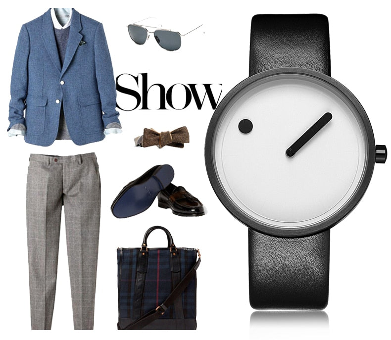 Men's Designer Casual Watch. Party, trendy, modern watch for guys. WickedYo.