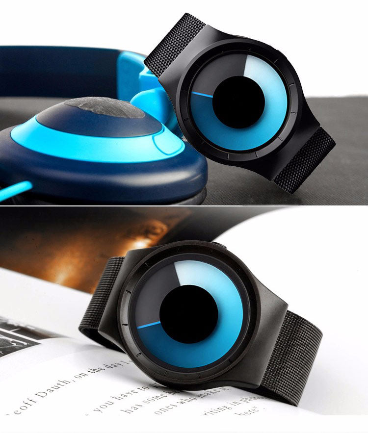 Men's Casual Party Watch. Cool Neon Quartz Steel Mesh Watch. WickedYo