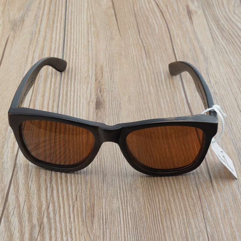 "Road Hog" Wood Frame Sunglasses. Men & Women Shades. WickedYo.