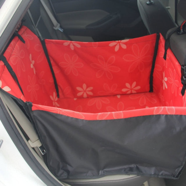 Pawlentine Petite Dog Car Seat. Car Booster Seat for Small Dogs. Waterproof Hammock Seat. WickedYo