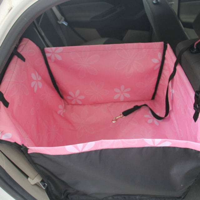 Pawlentine Petite Dog Car Seat. Car Booster Seat for Small Dogs. Waterproof Hammock Seat. WickedYo