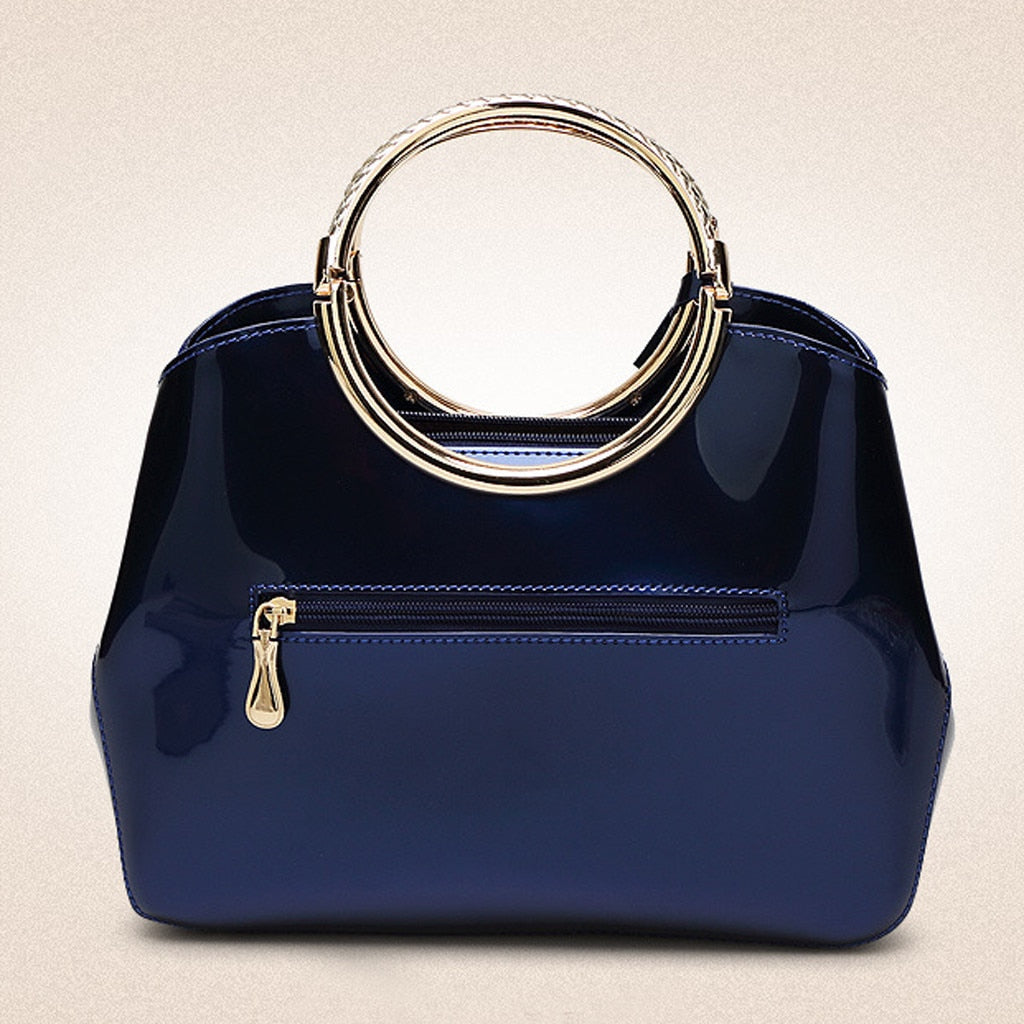 Patent Leather Clutch Bag. Evening Purse Handbag. The Tulip Angels from WickedYo.