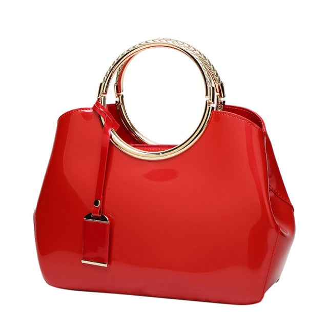 Patent Leather Clutch Bag. Evening Purse Handbag. The Tulip Angels from WickedYo.