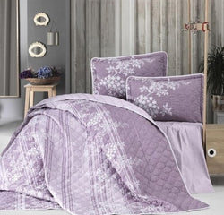 Bed-in-a-box. Quilt Bedcover & Pillow Case. Comforter set. Cotton.  Portofino from WickedYo.