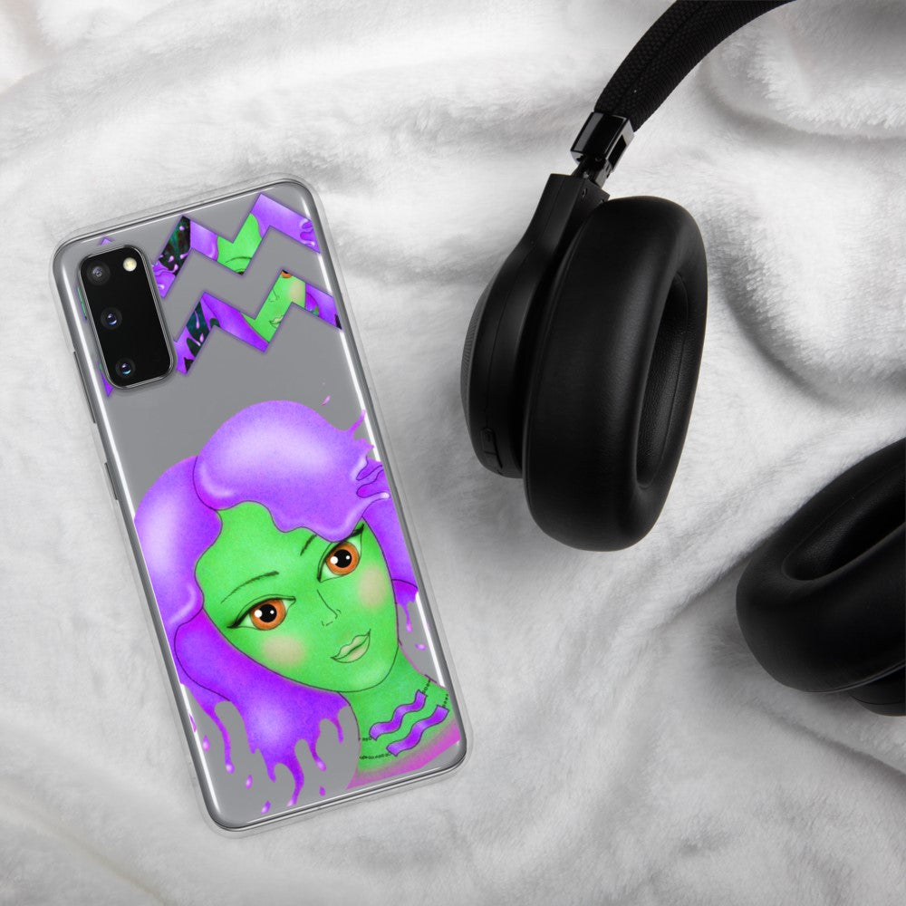 Samsung Galaxy s20 and s10 Phone Cases. Aquarius Birthday Gift. WickedYo.