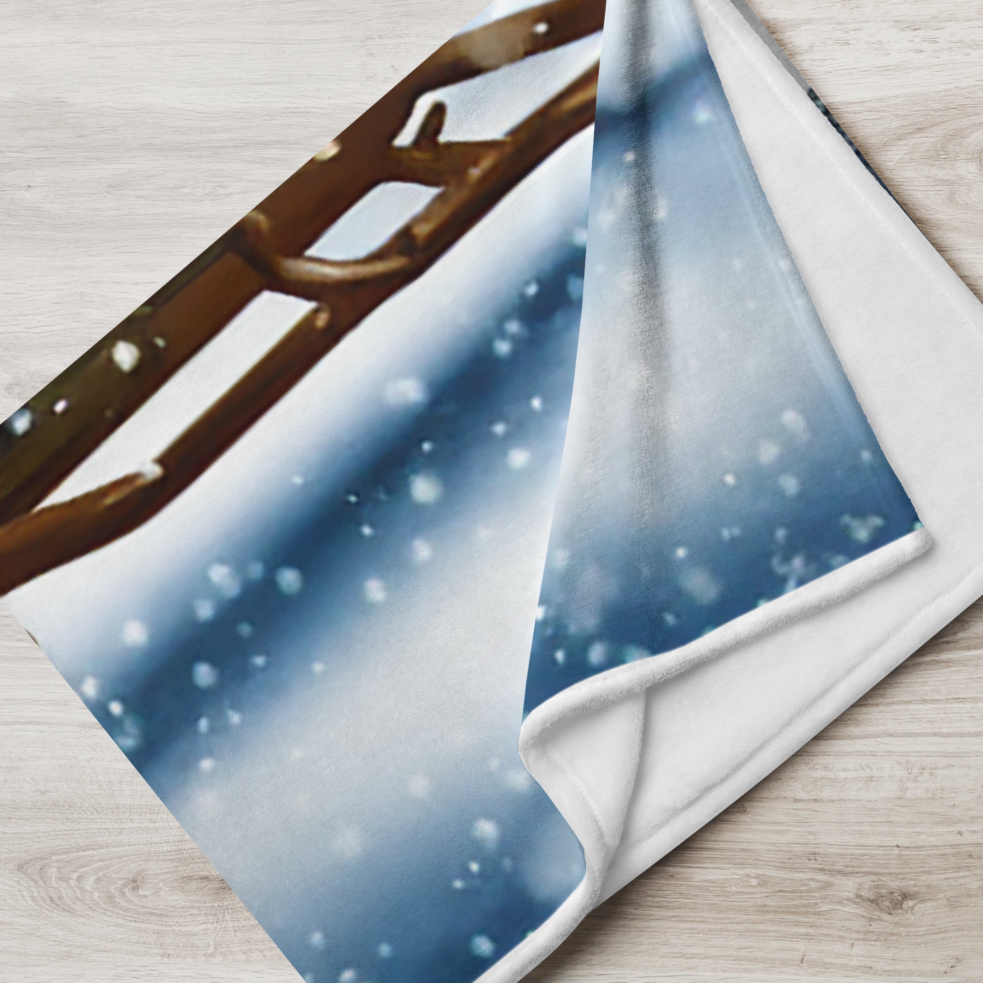 Christmas Gift- Throw Blanket. Unique Santa Claus Painting Sofa Throw. WickedYo.