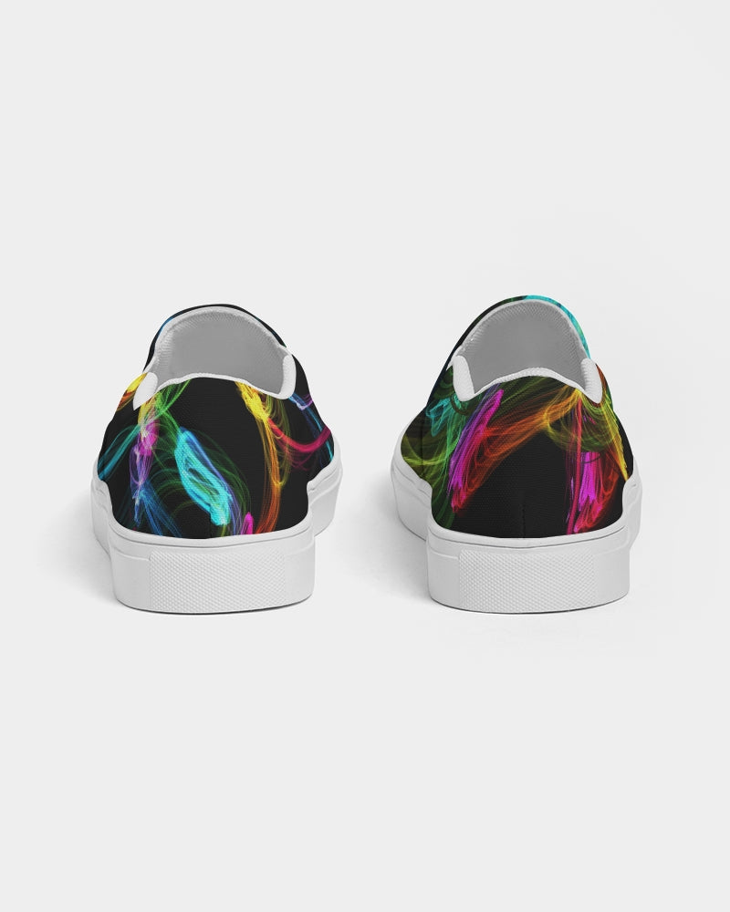 Girls' Slip-on Sneakers Shoes. Printed Keds. Canvas Shoes for Women. WickedYo