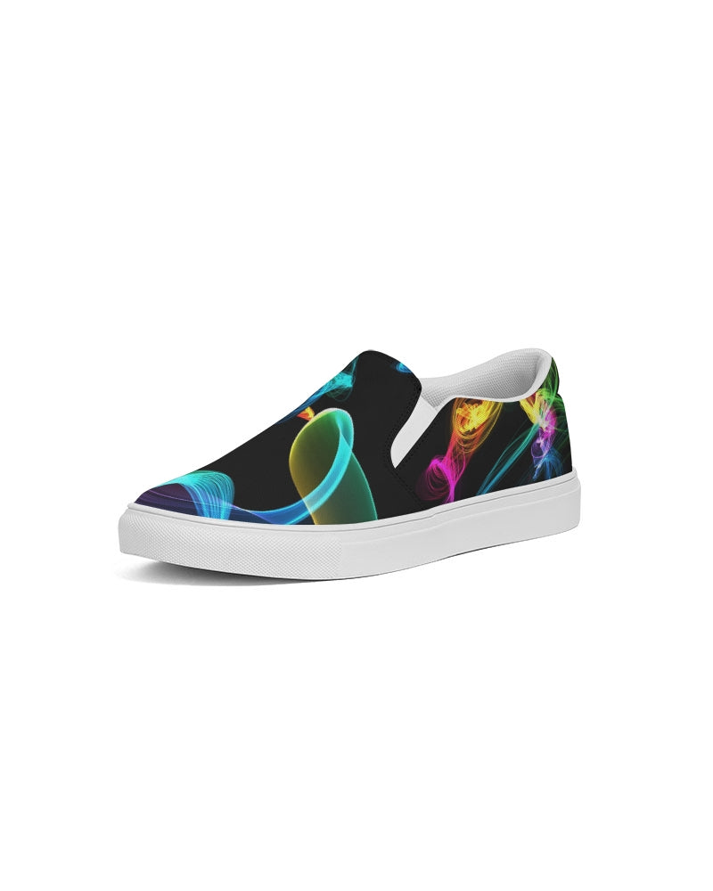 Girls' Slip-on Sneakers Shoes. Printed Keds. Canvas Shoes for Women. WickedYo