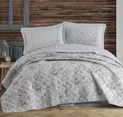 Comforter Set. Quilt Bedcover & Pillow Case. Bed-in-a-box. Cotton.  Manarola from WickedYo.