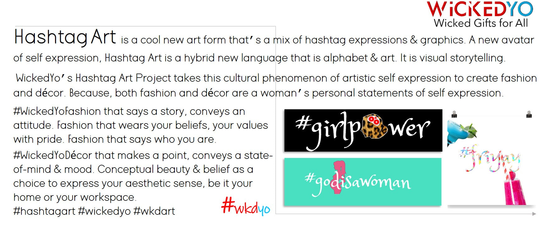 #girlpower-Hashtag Art Leggings. Yoga Pants for the Girl Boss- Beige, Black Plum . WickedYo.