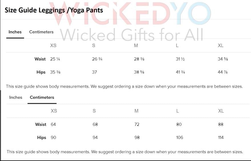 Activewear Gym or Hiking Leggings- Alpine Air High Waist Workout or Dance Leggings. WickedYo.