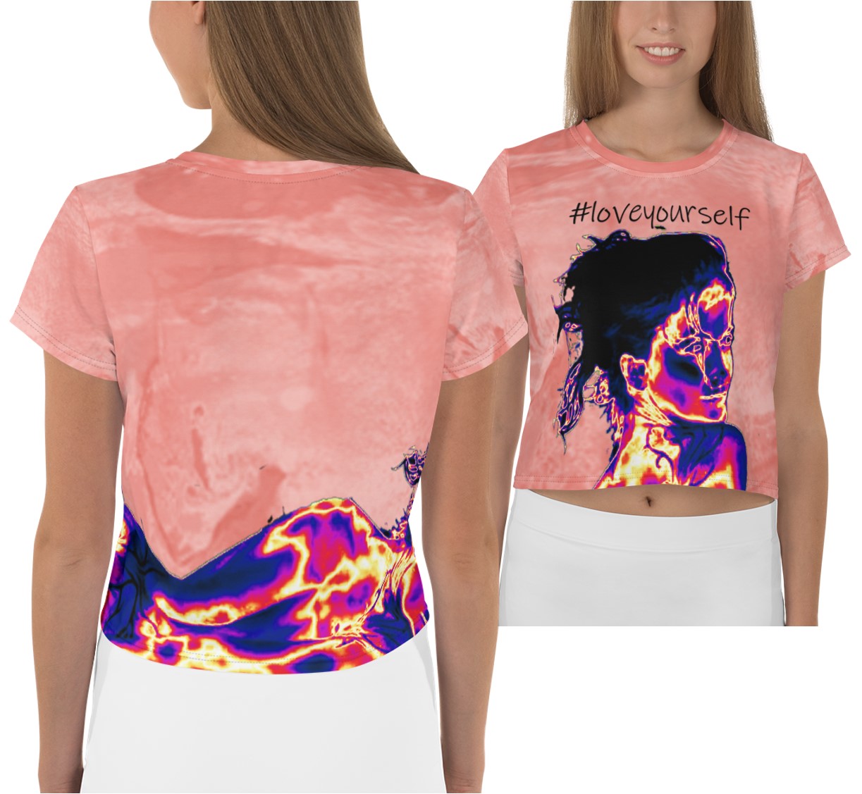 women_s-commute-top-crop-top-coral-pink-marble-_loveyourself-wickedyo3hashtag-art-wkdart