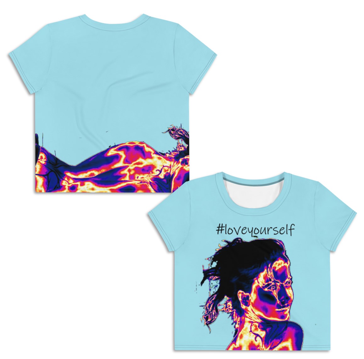 women_s-commute-top-crop-top-turquoise-blue-_loveyourself-wickedyo 3hashtag-art-wkdar